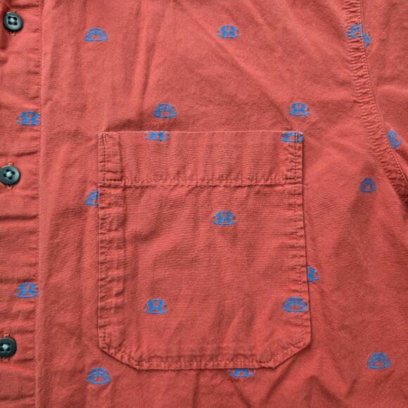 The North Face Shirt Mens XL Red Button Up Short Sleeve Hiking Summer Casual - Picture 3 of 10